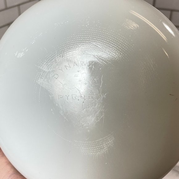 VTG Dynaware Pyr-o-rey Brown Daisy Flower Med Round Casserole Dish Milk Glass - Picture 4 of 7